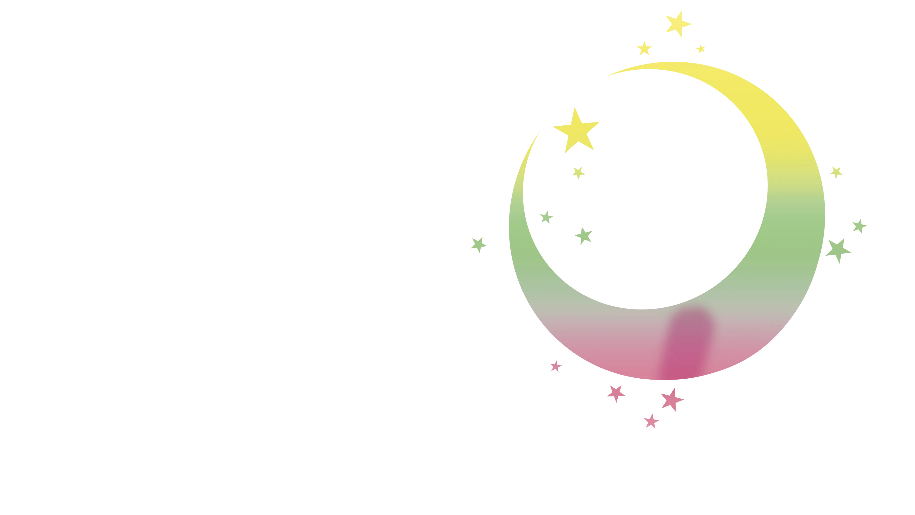 三日月と魔法の輝きのビジュアル